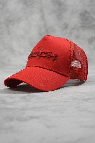 CORE MESH TRUCKERS CAP - RED